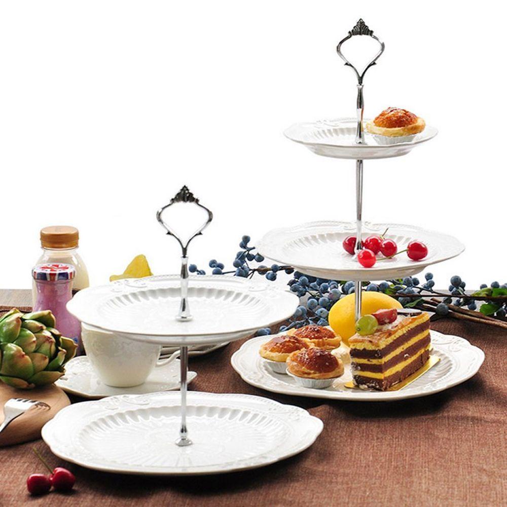 AUGUSTINA Giá Đỡ 3 / 2 Tầng Trưng Bày Trái Cây / Kẹo / Món Tráng Miệng