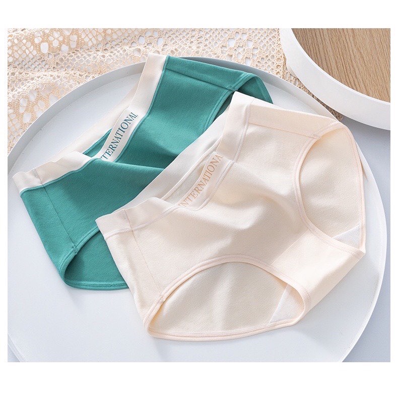 Quần Lót Nữ Cotton Cạp Su Thun Lạnh Cao Cấp, Quần Chíp Kháng Khuẩn Nhiều Màu Dễ Thương QL99