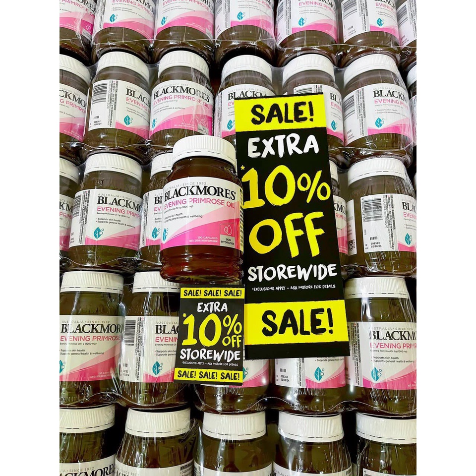 Blackmores Evening Primrose Oil 190v - Viên uống tinh dầu hoa anh thảo 190 viên
