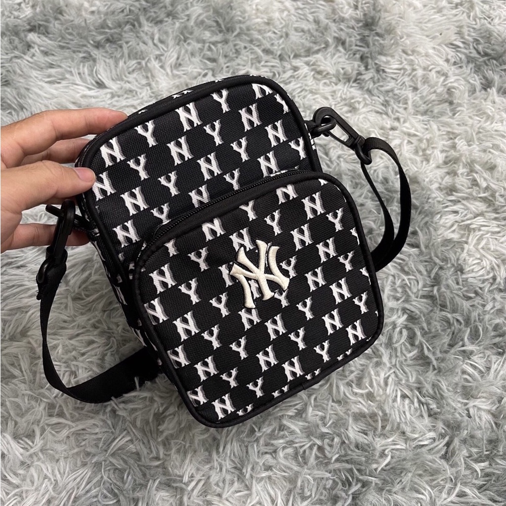 Túi đeo chéo MLB NY nam nữ Minibag Monogram nhiều màu XUẤT DƯ FULL TEM TAG