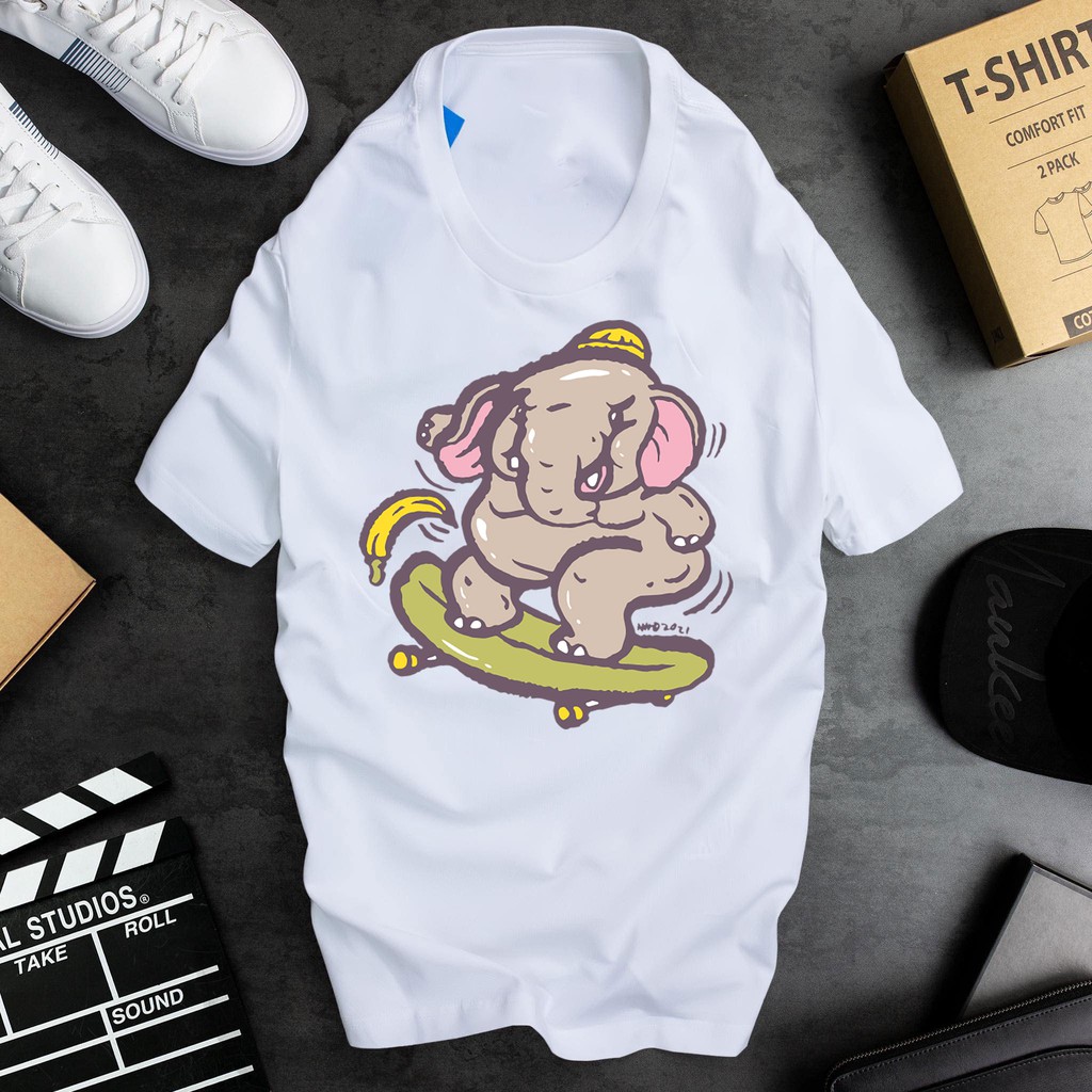 ÁO THUN NAM Chú Voi Dễ Thương IN HÌNH COOL NGẦU CHO HỘI NHÓM GIÁ RẺ CỰC SHOCK - 13