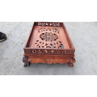 Khay Trà Gỗ Hương Chân Qùy Cao Cấp Hàng Mộc Hàng loại 1