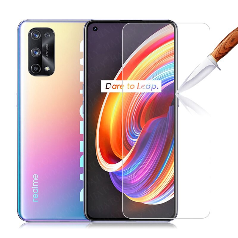 Cường lực 2,5d trong suốt Realme  Q Q2 Q2i Q3 Q5 Gt Neo 2 2T 3 5 X X2 X7 pro V3 V5 V15 Narzo 30a 50a 50i prime