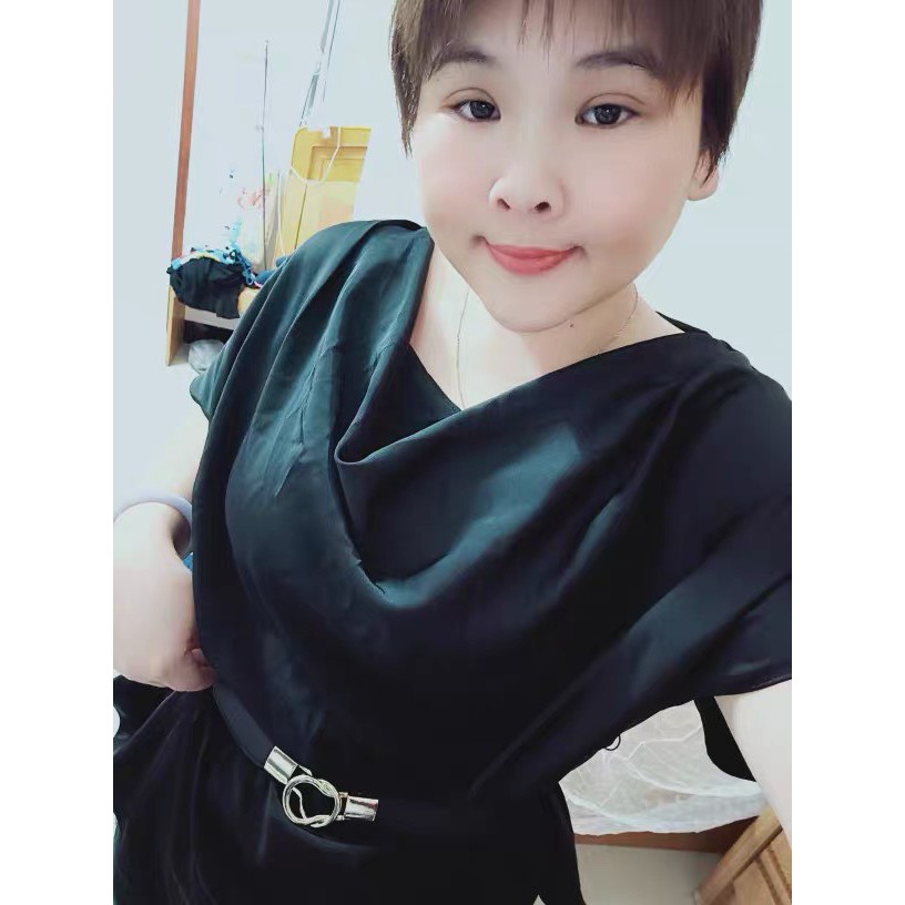 Đai váy áo vest sơ mi 2.5cm simsimvintage ĐV002 Mặt vàng xoắn dây nịt váy đầm sơ mi nữ chun co dãn sang chảnh