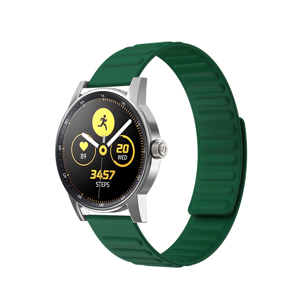 Dây đeo 22mm silicone khóa nam châm cho đồng hồ thể thao Huawei Watch Gt 2 46mm / Gt 2e / Honor Magic 2 46mm