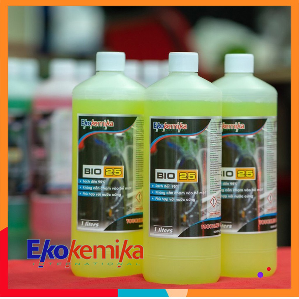 DUNG DỊCH RỬA XE KHÔNG CHẠM BIO 25-1L tặng 1 khăn lau đa năng