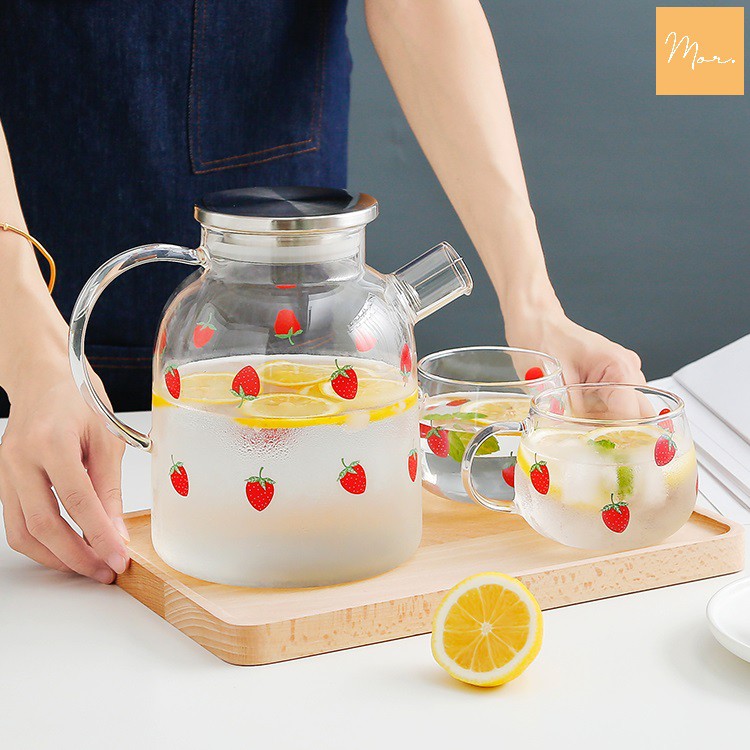 Bình nước thủy tinh chịu nhiệt - BN04