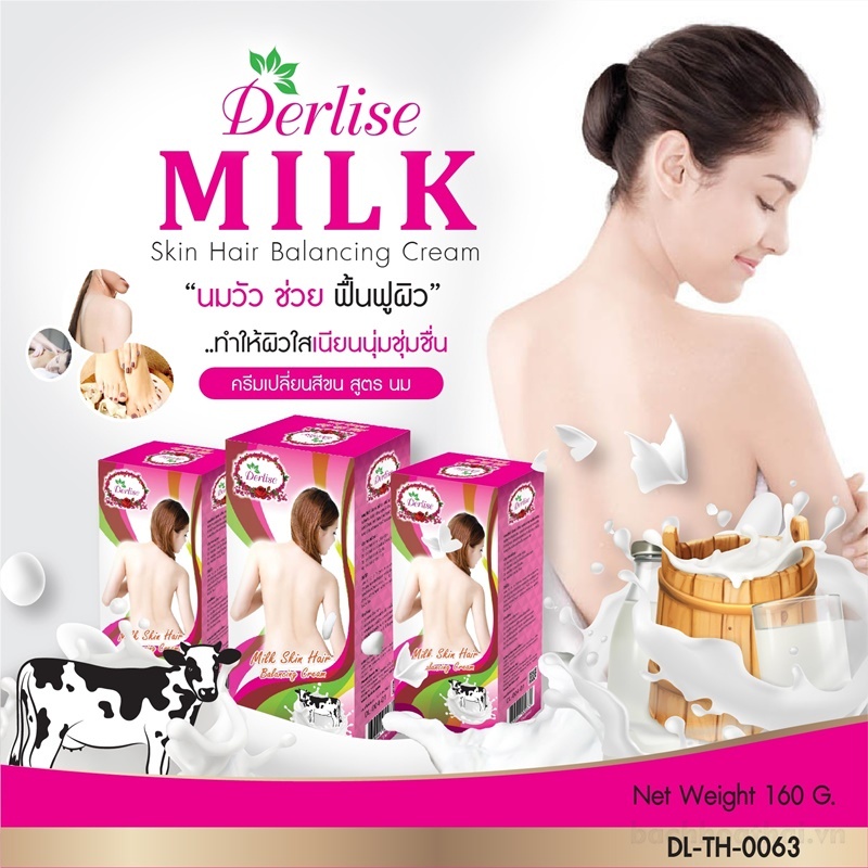 Sữa Tắm Trắng Da Cấp Tốc Derlise Balancing Cream Thái Lan - Chính Hãng