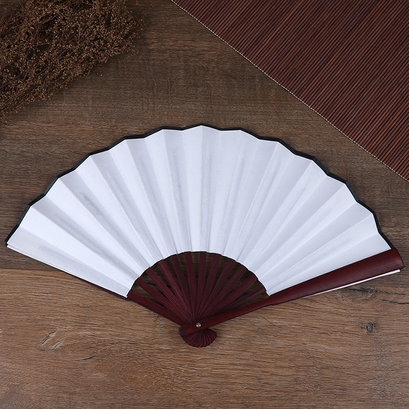 1 Dù Gấp Bằng Tre Màu Sắc Trơn Phong Cách Trung Hoa