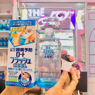 NƯỚC RỬA MẮT  ROH.TO Flush Cool 500ml