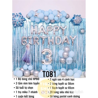 ❤️(Tặng Bơm+ Keo) Set Phụ Kiện Trang Trí Sinh Nhật