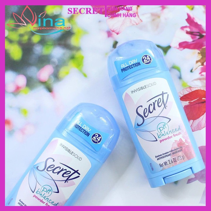 Sáp khử mùi Secret Invisible Solid 59g