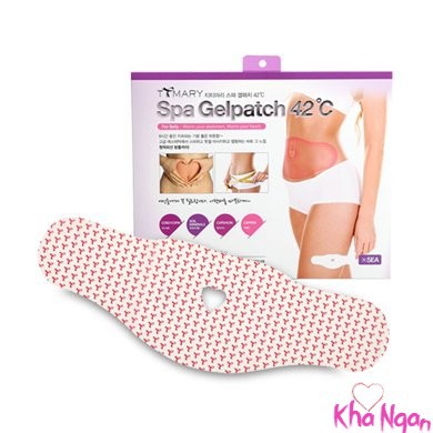 Miếng dán giảm mỡ bụng 42 độ C Spa Gelpatch (hộp 5 miếng)