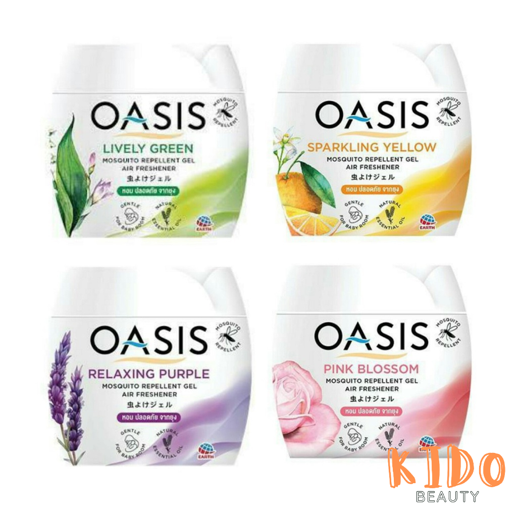 Sáp Thơm Phòng Đuổi Muỗi OASIS 180g Thái Lan - Sáp gel thơm phòng Oasis đem lại hương thơm mát cho ngôi nhà bạn