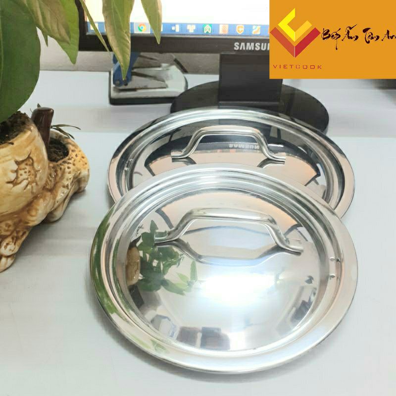 Nắp nồi inox ,vung nồi inox đậy nồi ,chảo ,quánh, đủ size từ 14,16,18,20,22,24,26,28,30,32,
