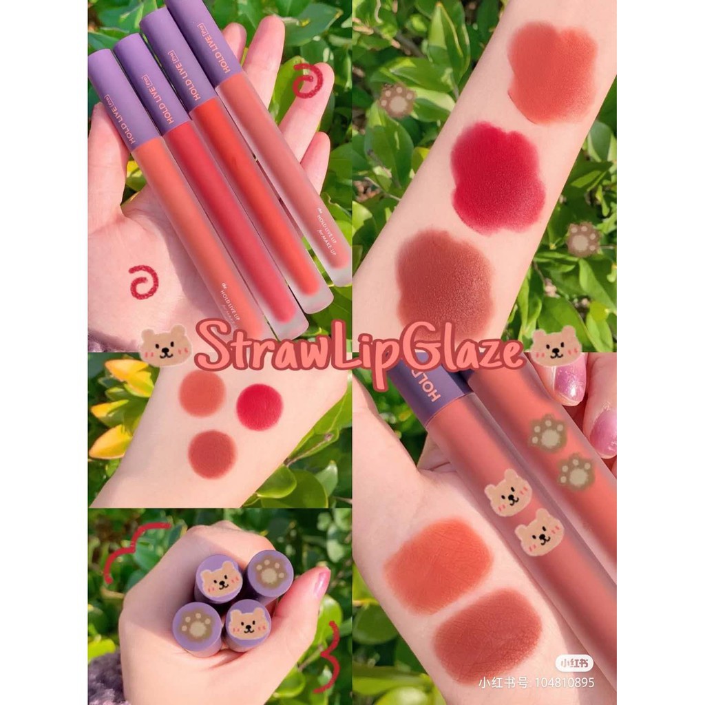 [bán nóng]_Son môi màu lì mịn HOLDLIVE chính hãng nội địa Trung màu mới  Nội Địa Trung