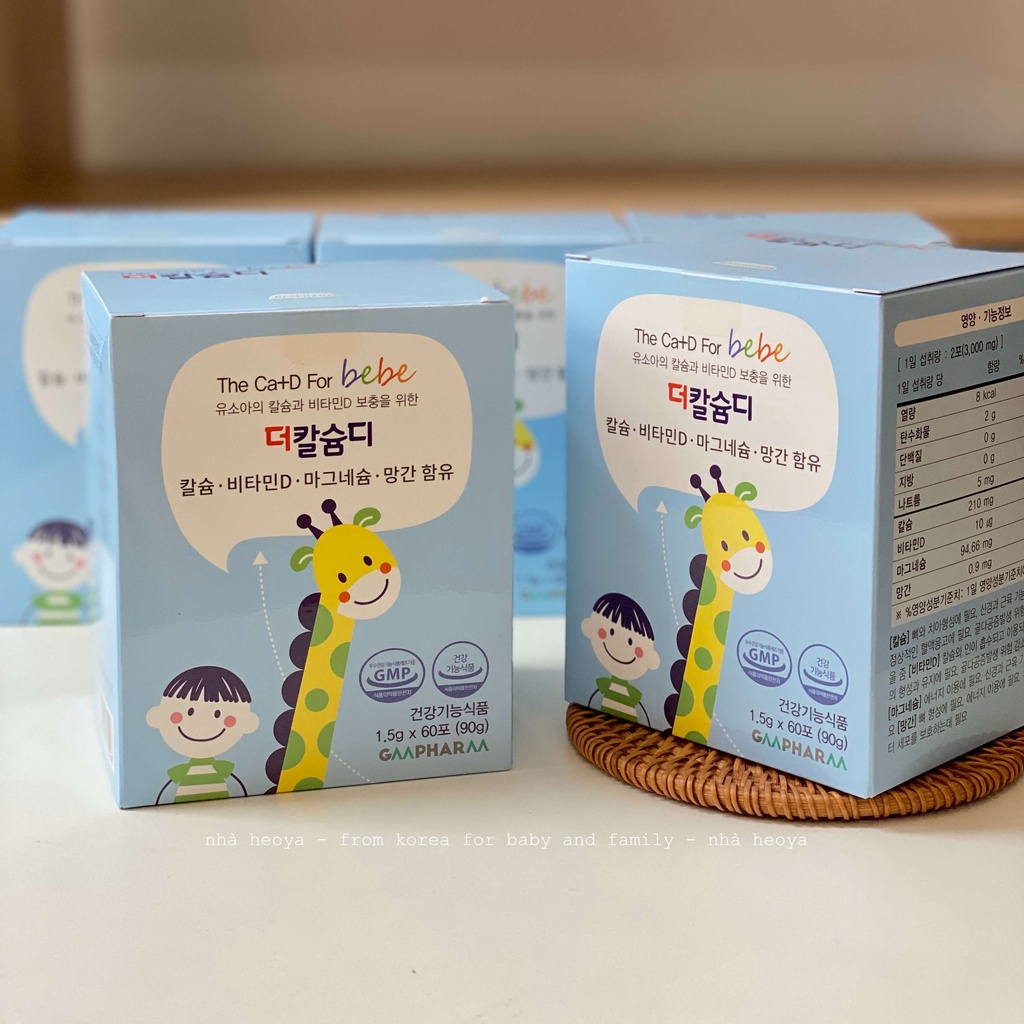 BỘT CANXI THE CA+D FOR BEBE PHÁT TRIỂN CHIỀU CAO CHO BÉ