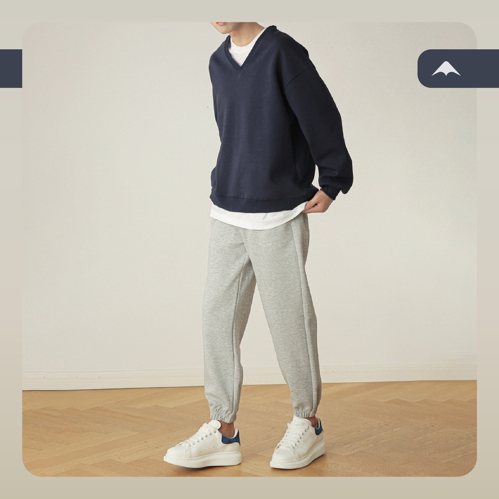 Quần jogger nỉ Finn MARTIAN cạp chung bo gấu quần nỉ da cá năng động form rộng cá tính unisex hiphop | BigBuy360 - bigbuy360.vn