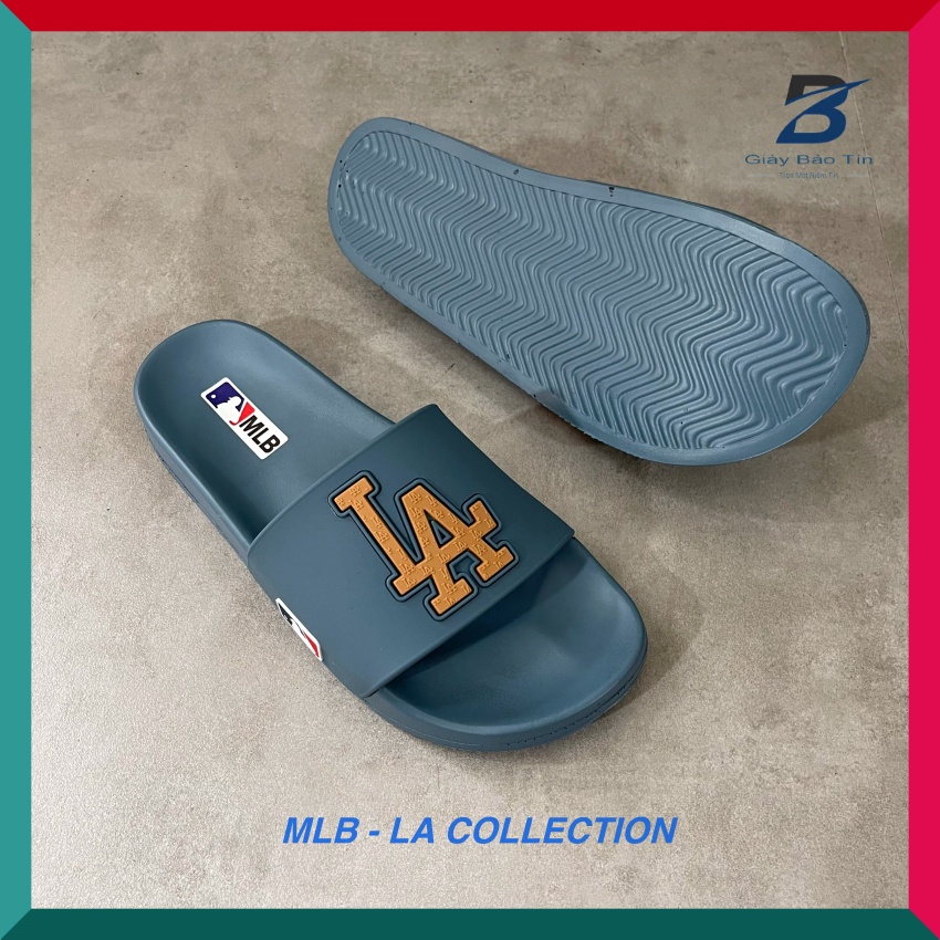 Dép nam MLB - LA dép nam quai ngang unisex 4 màu chất liệu cao su chống trơn trượt mẫu mới nhất LA3039