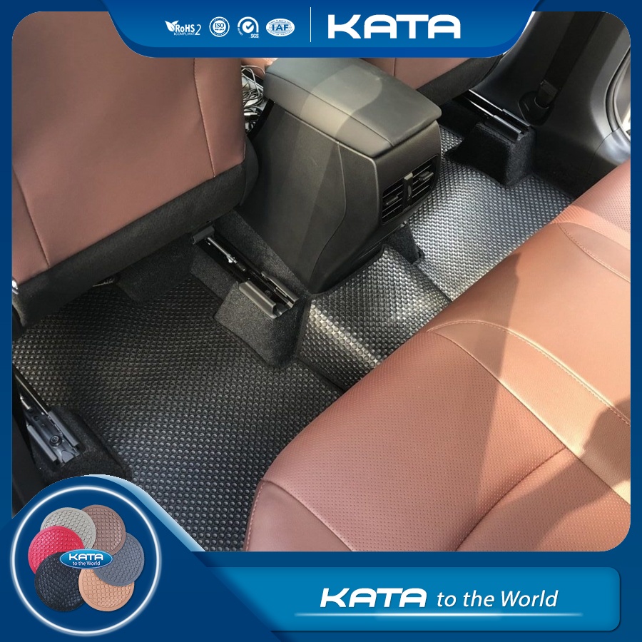 Thảm lót ô tô KATA cho xe Toyota Corolla Cross  - Khít với sàn, Chống trơn, Không mùi, Không ẩm mốc