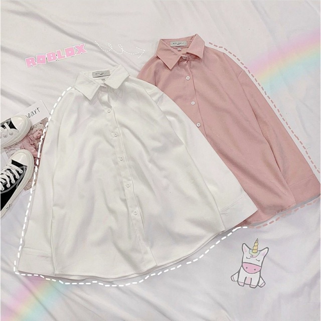 Áo sơ mi nữ FREESHIP Áo Sơ Mi Phủ Nhung KUPI Shirt Ulzzang ❤️