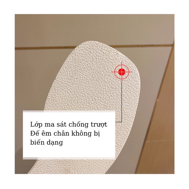 Dép Sandal Dây Mảnh Nữ Tính Đế Bánh Mì 3cm Dép Đi Du Lịch Đi Biển Phong Cách Hàn Quốc