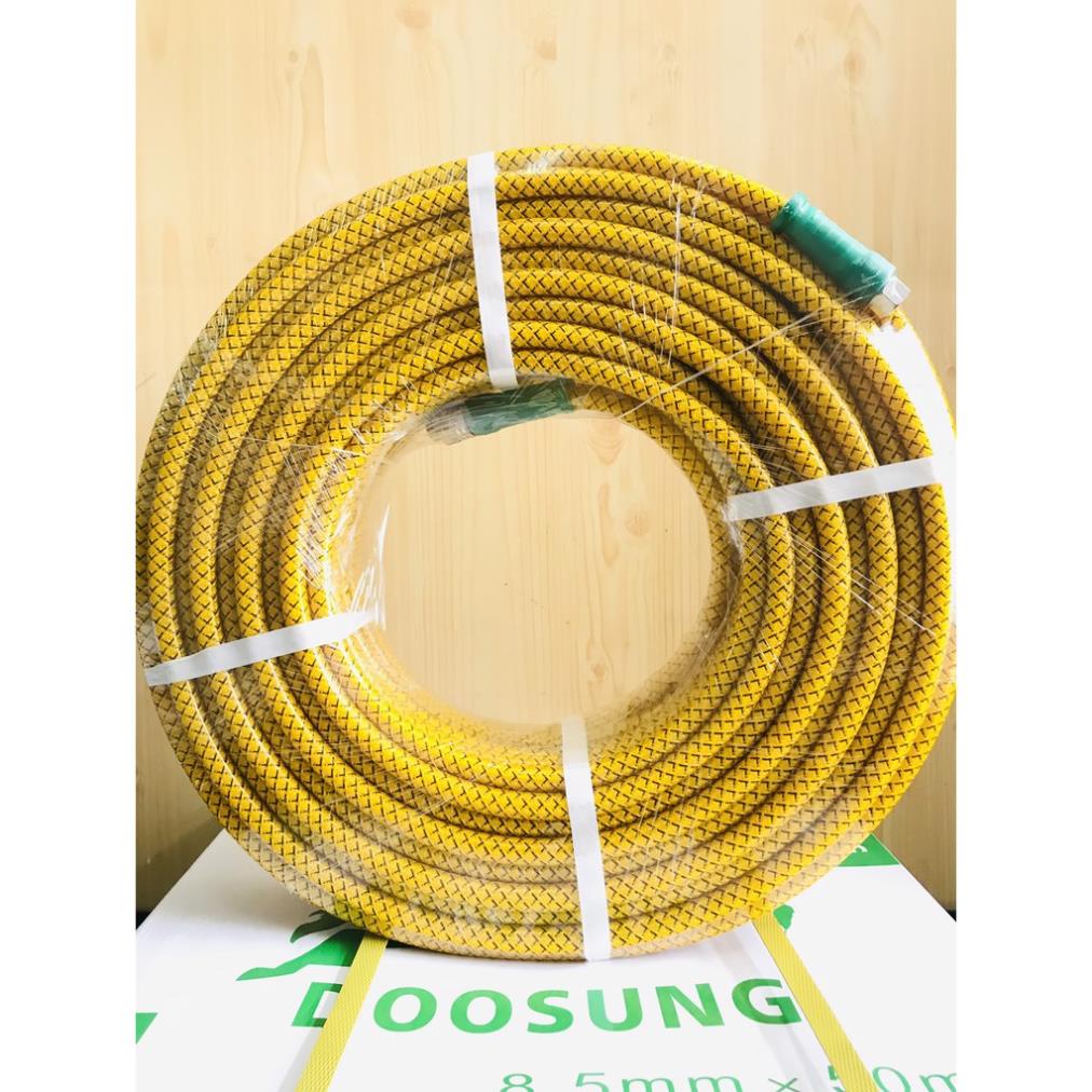 Dây phun áp lực dùng cho máy bơm xịt rửa cao áp hiệu DOOSUNG 8.5mm x 50m | Công nghệ KOREA | Bảo hành 12 tháng | Dây hơi
