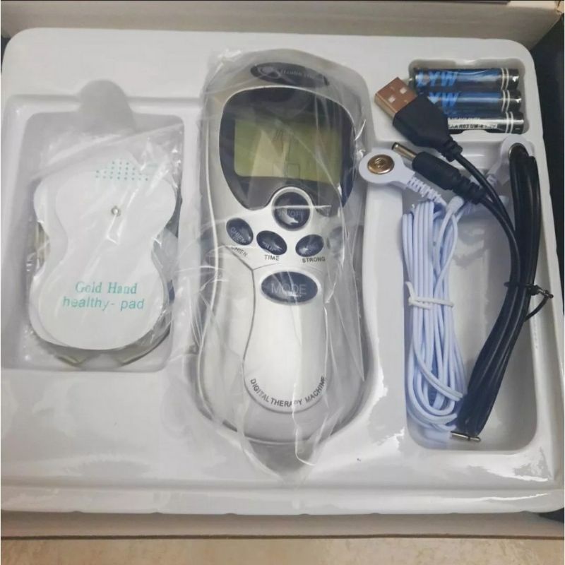Máy Massage Bấm Huyệt Xung Điện 4 Miếng Dán Trị Liệu Giúp Giải Tỏa Căng Thẳng Mệt Mỏi.