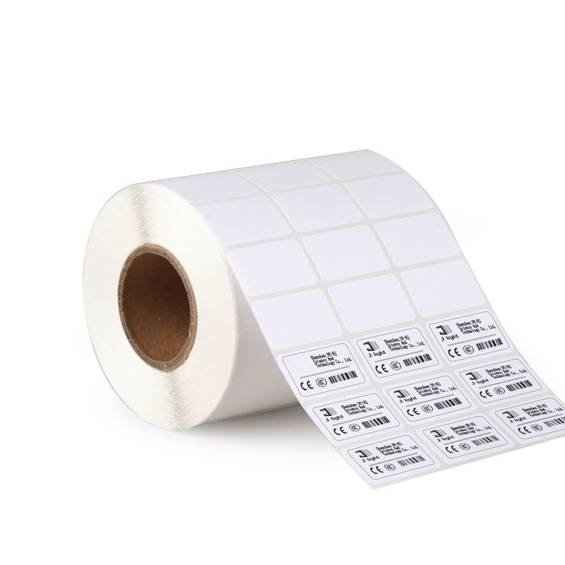 Giấy in mã vạch, decal 35x22  3 tem 1 hàng cho máy in mã vạch sử dụng mực in