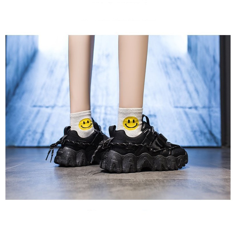 GIÀY THỂ THAO NỮ 1 MÀU. ĐẾ ĐỘN 5 PHÂN, KIỂU DÁNG SANG CHẢNH, CÁ TÍNH, ĂN CHƠI. | BigBuy360 - bigbuy360.vn