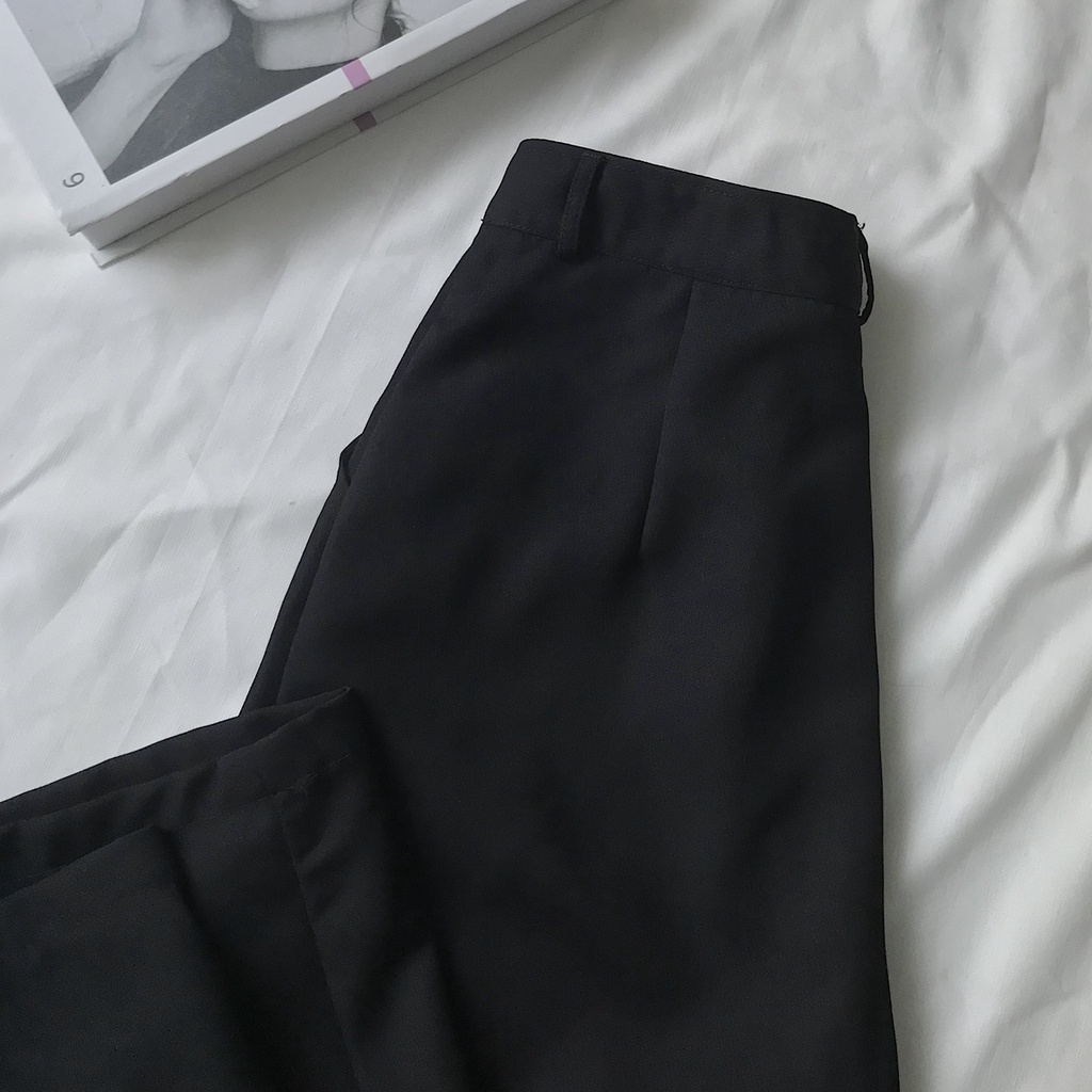 Quần Vải Ống Rộng Nữ JEM CLOSET Chất Tây Chéo Thiết Kế Basic Style Trẻ Trung CHANE 2939