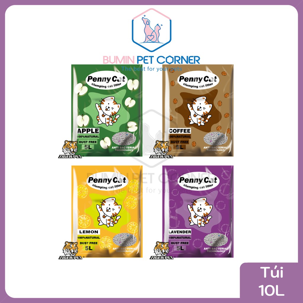 Cát vệ sinh cho mèo Penny Cat túi 10L