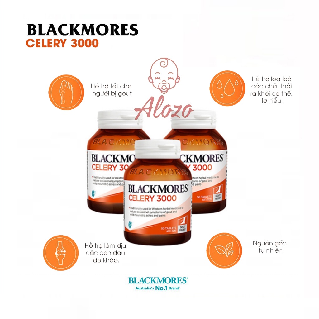 Viên Uống Gout Blackmores Celery 3000mg Chính Hãng Của Úc
