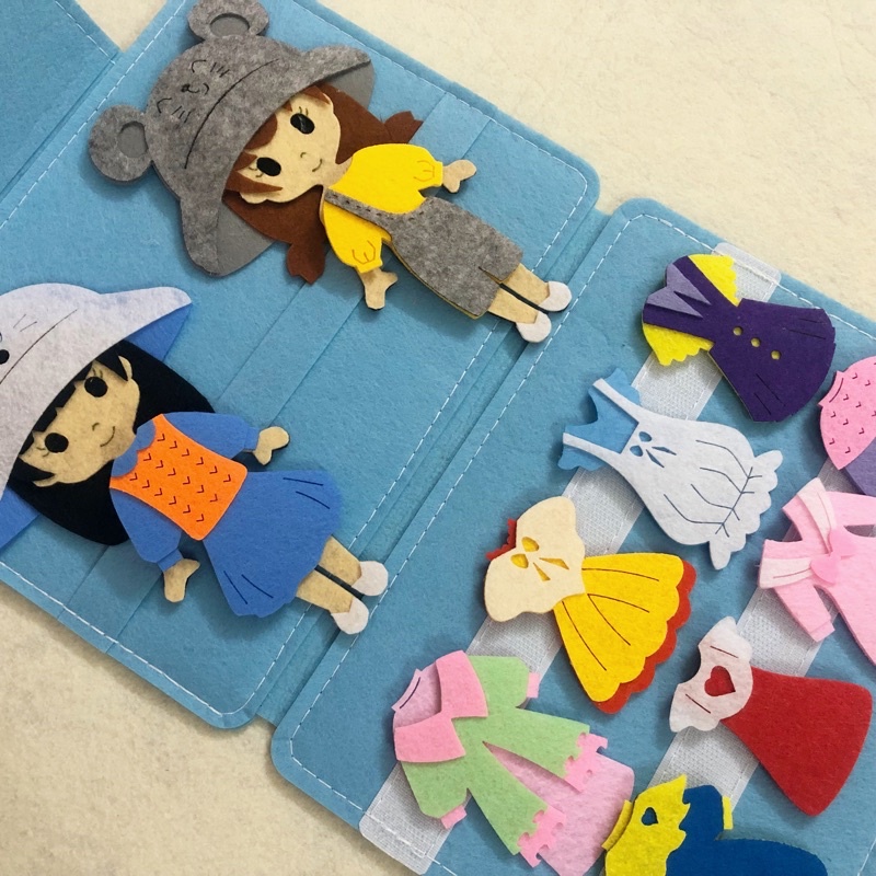 Sách vải thời trang - Quà cho bé yêu 150k 10 trang phục - Sổ tay cơ bản