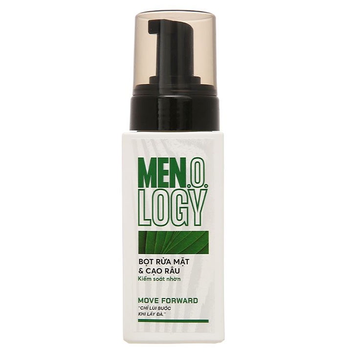 Bọt rửa mặt & cạo râu MEN.O.LOGY kiểm soát nhờn - Chai 100ml