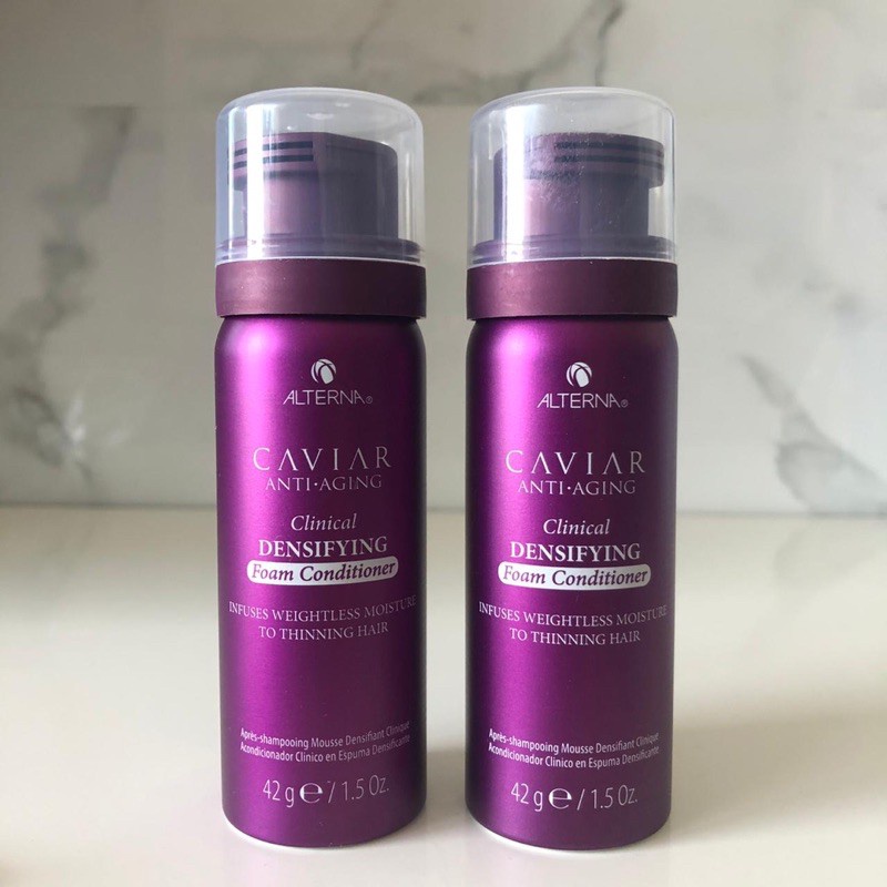 Dầu xả tạo bọt chiết xuất trứng cá muối Alterna Haircare Caviar Anti-Aging Clinical Densifying Foam Conditioner