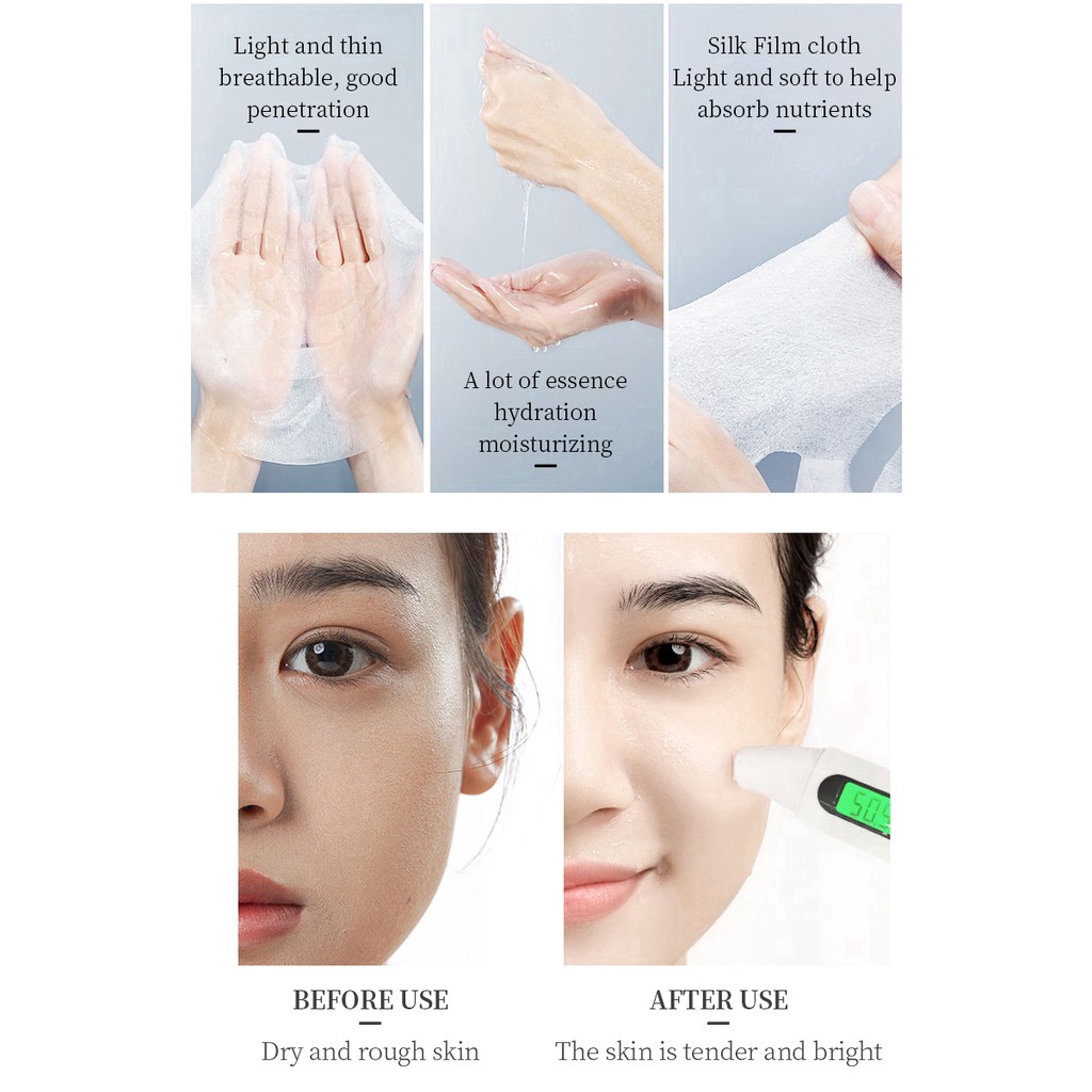 Mặt Nạ VIBRANT GLAMOUR Chiết Xuất Axit Hyaluronic Thu Nhỏ Lỗ Chân Lông Làm Trắng Và Săn Chắc Da Giữ Ẩm Chống Lão Hóa | BigBuy360 - bigbuy360.vn