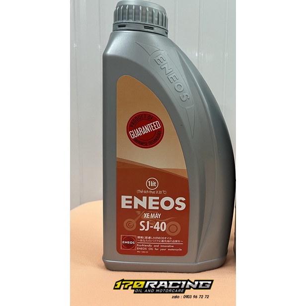 Dầu Nhớt Động Cơ Xe Máy Động Cơ 4 Kỳ ENEOS SJ-40  Dung Tích 800 ML - 1000 ML Xuất Xứ Nhật Bản
