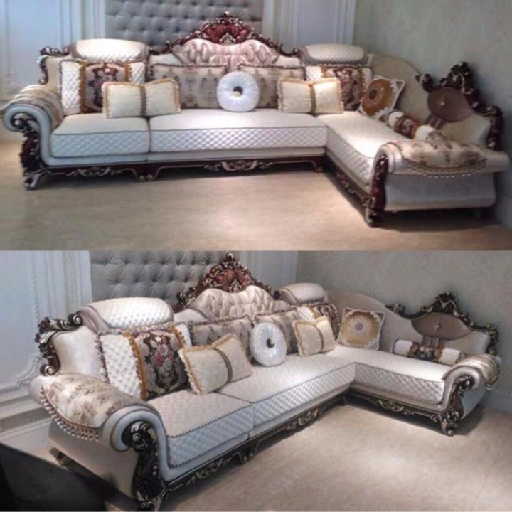 Ghế sofa góc tân cổ điển nhập Khẩu HHP-SFCD8866 cao cấp