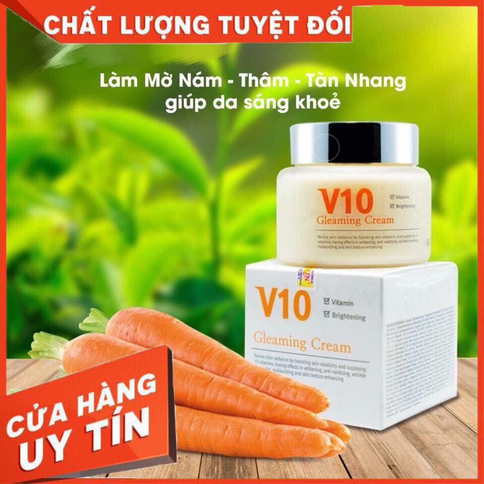 Kem Dưỡng Trắng Da V10 Skinaz Gleaming Cream Cao Cấp Hàn Quốc