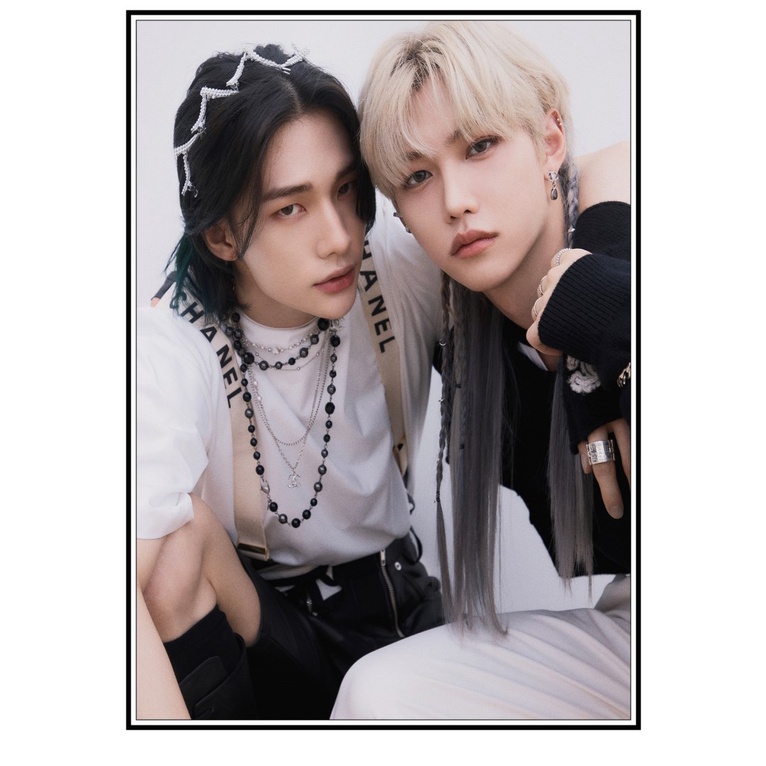 Poster Khổ 42X30cm  A3  In Hình Trẻ Em stray kids