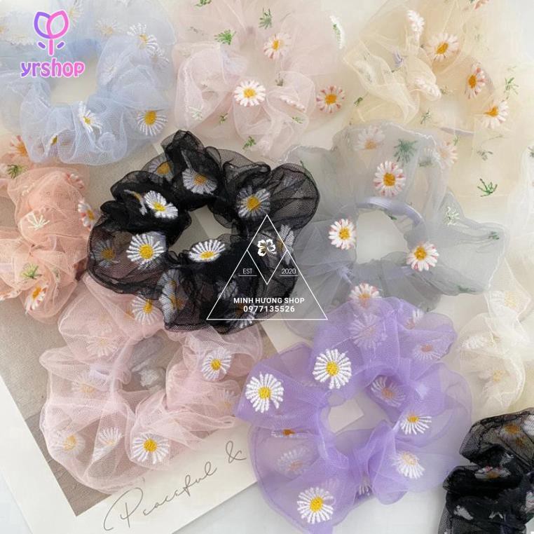 buộc tóc sun scrunchies hot hit