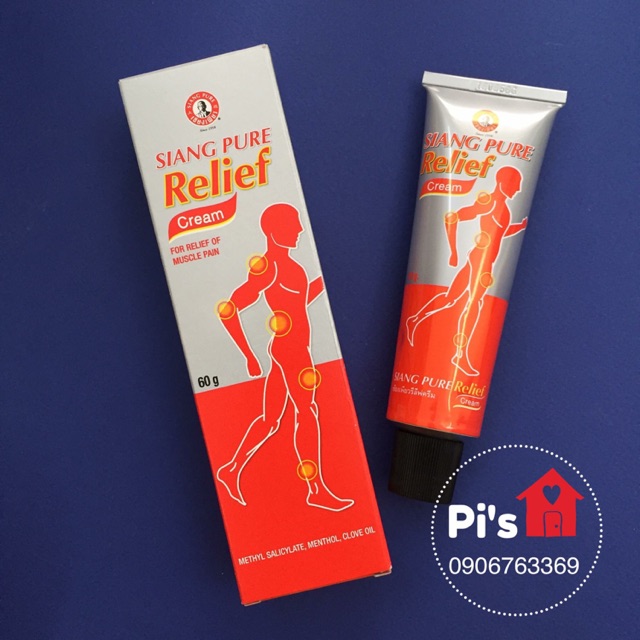 Cao xoa bóp ông già Siang Pure Thái Lan hộp nhỏ 30g