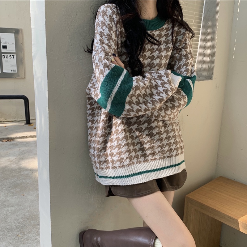 Áo Sweater Thiết Kế Mới Thời Trang Theo Phong Cách Hồng Kông Dành Cho Nữ