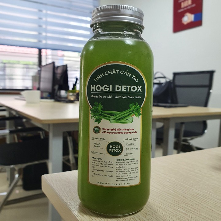[LOẠI 1] Chai Thuỷ Tinh Nano Slim Detox Hogi dùng đựng nước uống, nước detox Dung Tích 200ml
