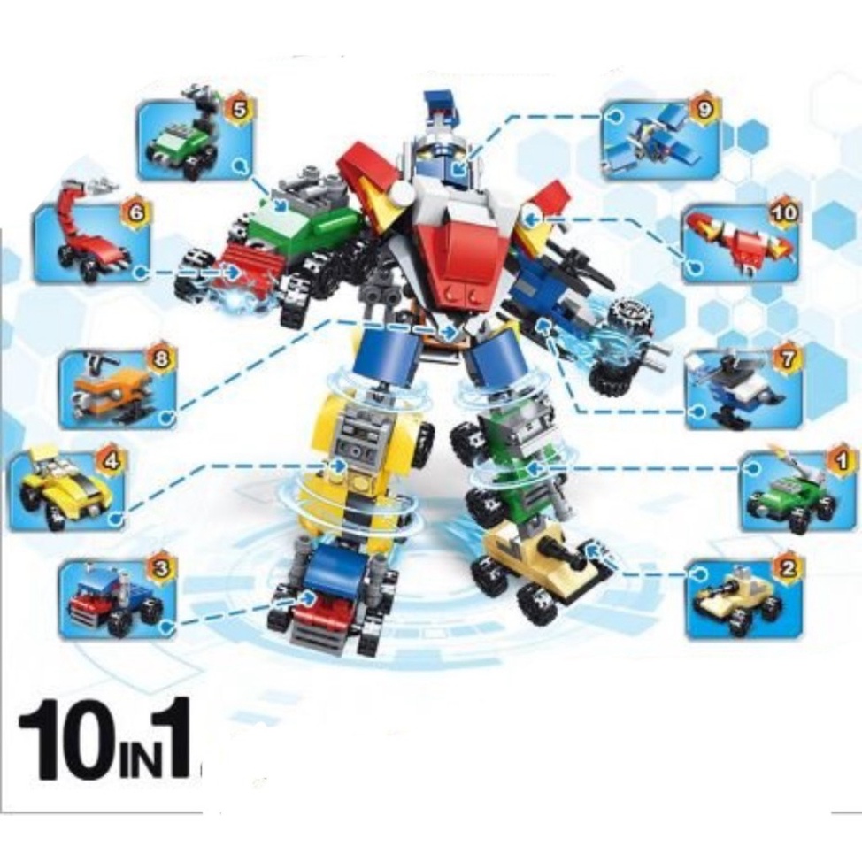 Đồ chơi LEGO 10 trong 1-Lắp ráp xếp hình (1272LG10)