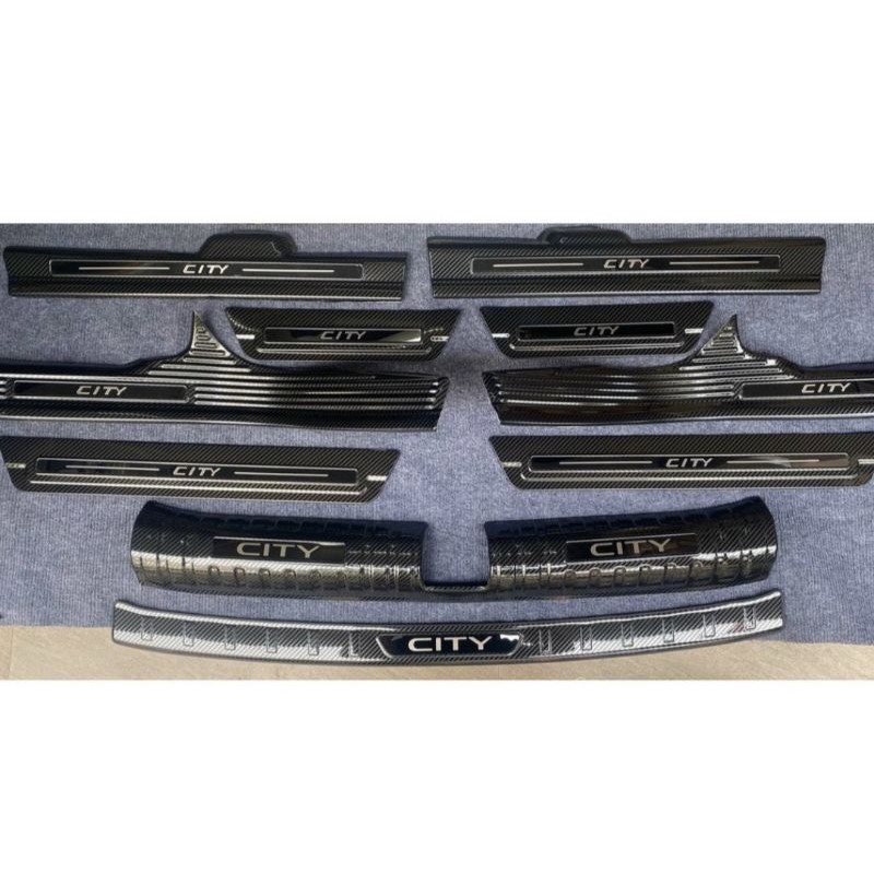 Bộ ốp bậc cửa, ốp bậc cốp cho xe Honda City 2021+