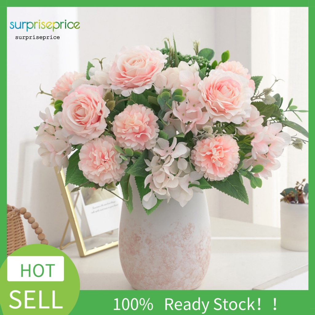 Chậu Hoa Hồng Giả Thân Thiện Với Môi Trường Dùng Trang Trí Vườn