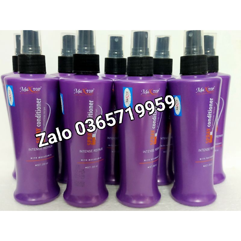 xịt dưỡng tóc MAXTOP 2 Lớp.(200 ml)