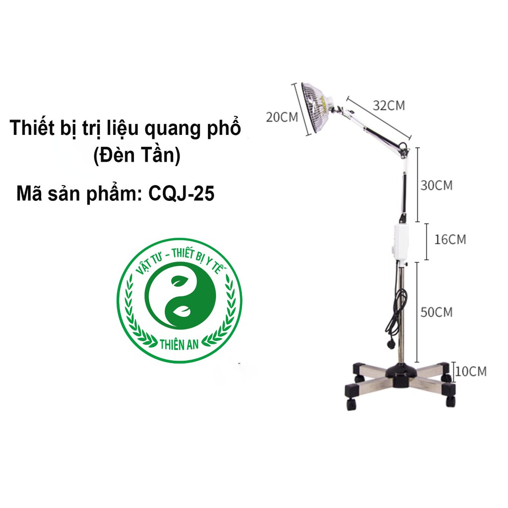 Đèn tần phổ trị liệu CQJ-25- Kết hợp lõi hồng ngoại thế hệ mới nhất